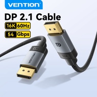 Vention 16K DisplayPort Cable 16K@60Hz 10K@60Hz 54Gbps Display Port Audio Cable Support HDR HDCP 3D 