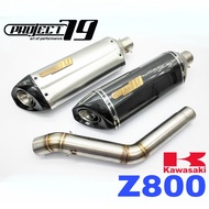 Project79 Exhaust Kawasaki Z800 Ekzos Stainless Steel Muffler Full System Piping Z 800 Motor Accesso