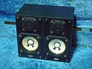 YAMAHA雅馬哈揚聲器對2路小黑色書架式防磁型音響設備聲學