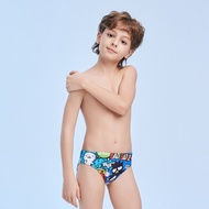 Zoke Boys Swimwear Racing Kids Professional Speed Swimming Trunks children Professional Swim Briefs 
