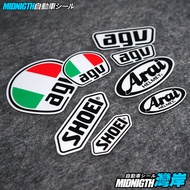 Motorcycle Helmet Sticker Suitable for agv SHOEI Arai Reflective Sticker Body Sticker Scratch Sticker