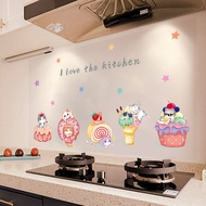 Kitchen Decoration Oil Sticker Wall Sticker Waterproof Sticker Donut Cute Pattern PTJI