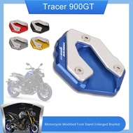 Motorcycle Accessories Kickstand Foot Stand Extension Pad Support For YAMAHA Tracer900gt Tracer 900 