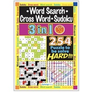 Word Search Cross Word Sudoku 3 in 1 Hard