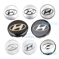 4pcs Car Wheel Center Hub Caps Cover Auto Emblem Badge Wheel Rim Hub Cap Trim Car Care Accessories Fits For Hyundai Getz Matrix Elantra Accent Sonata Atos Tucson Starex Excel Ioniq Trajet Veloster Atoz Trajet Avante I10 I20 I30 Ix35 Genesis