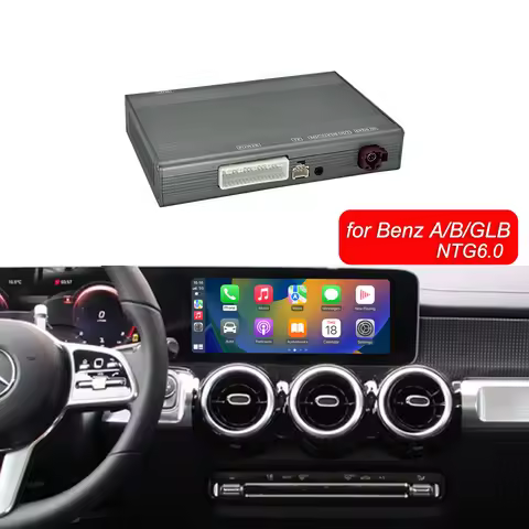 Wireless Carplay Android Auto Interface For Mercedes Benz A B GLB CLA GLA W177 H247 X247 C118 NTG6.0