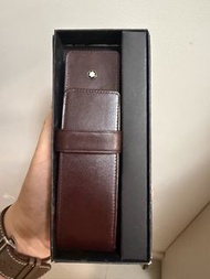 全新絕版 萬寶龍 Montblanc 皮革筆套 siena lederetui