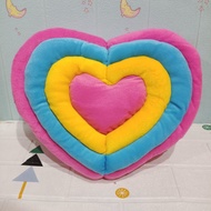 Rainbow love pillow rainbow love pillow rainbow heart pillow