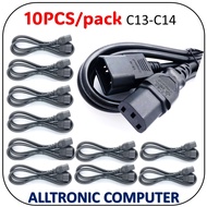 10PCS of C13 to C14 Power Cable IEC 1.5 Meter Extension 10A 250V Power Cable / Power Cable for UPS/PDU  Male Female