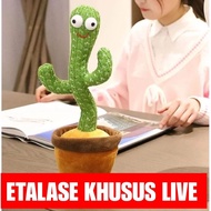 Live Basket - Light And Talking Rocking Cactus Doll/Joget Cactus Doll/Rocking Cactus