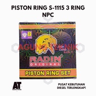 Piston S-1115Ring / S1115 3 SekerRing RadinRing