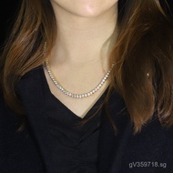 Chain Tennis Zircon Hot Sale Tennis hoptennis  Stainless Steel Necklace chain Hip Hop hip VBAS