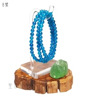 Top Cat's Eye Blue Apatite Three-Circle Hand Beads/Necklace No. 8 (Apatite)~Corresponding To Throat 