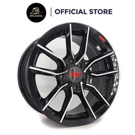 New Sport Rim BBS XA 15x7 8H100/114.3 ET35 Gloss Black Machine Face 15 inch 15 inci Mr Wheel