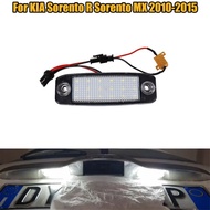 For KIA Sorento R Sorento MX 2010-2015 LED Car License Plate Light Number Frame Lamp With Resistance
