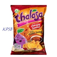 Thalasa Snack keripik talas pedas sedap 55 Gram