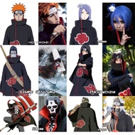 ✗﹉Naruto Costume Akatsuki Cloak Cosplay Sasuke Uchiha Cape Cosplay Itachi Cosplay costume Robe