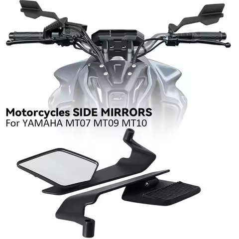 Rotate Adjustable Motorcycle Wind Wing Side Rearview Mirrors For YAMAHA MT07 MT09 For DUKE 990 For D