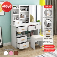 GDeal Dressing Table Small Simple Modern Makeup Table Economical Multi Spaces Dressing Table
