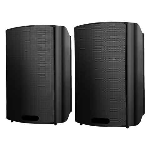 1 Pair 30-50W Wall Mounted Speaker 98dB Sensitivity Indoor Wall Loudspeakers Audio System for Classr