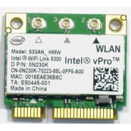 Dell Intel Ultimate N vPro WiFi Link 5300 533AN_HMW half Mini-PCI-e wireless wifi card -N230K 0N230K