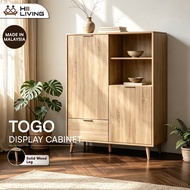 HiiLiving TOGO Display Cabinet 8 Shelves Book Shelf Storage Living Room Furniture