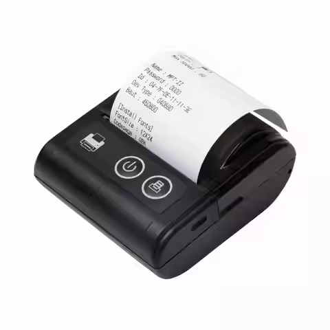 Portable Mini Thermal Receipt Printer USB BT Connection 2 Inches 57mm Wireless Printer High Speed wi