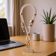 Mobile Phone Lanyard Two-in-One Cross-body Can Carry Mobile Phone Strap Anti-lost Handy Tool Four-in