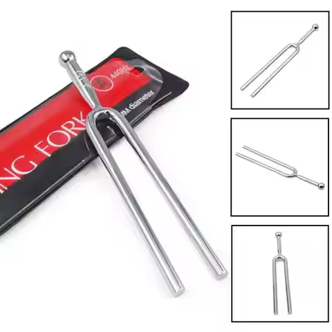 Medical Tuning Fork 440Hz A Tone Stainless Steel Violin Tuner Hammer Healing Sound Percussion Instru