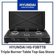 Hyundai HG-F3BTTB  Triple Burner Table Top Gas Stove