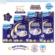 (Express Delivery/Immediate Delivery) Molfix Baby Diapers Pants Swift Dreams Day & Night Sweet Molfi