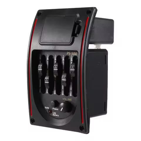 Practical 5-Band Tone Controls EQ Equalizer Tuner PS-500 5-Band Acoustic Guitar EQ Preamp Equalizer