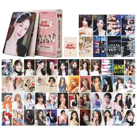 KPOP 55pcs IDLE 2025 LOVELY BAKESHOPSupportLOMOCard collection photo card