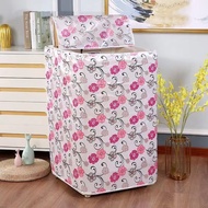 Household Anti-dust Cover/Washing Machine Cover Fully Automatic Upper Opening/Nordic Printing Pattern 5kg Anti-dust 7.5kg/Waterproof/10kg Sunscreen Drum Upper Opening Pulsator Washing Machine Anti-dust Cover