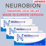 Neurobion 30 tablets x 3 packs/ 6 packs/ 9 packs - For Nerve Health/ Vitamin B1/ B6/ B12