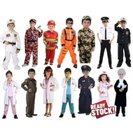 【LARIS BANJIR】Baju Perkerjaan Kanak-Kanak, termasuk Peguam, Doktor, Pilot, Bomba, Askar, Polis, Angk