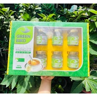 Gift box of 6 jars of Green Bird's Nest stewed with sugar and no radishes (6 jars x 72g) with outer 