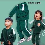 Jacket SET | Children's Jacket Suits UNISEX SQUID GAME Number 456 TRENDY VIRAL 2021 Children's Jacke