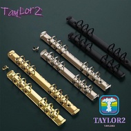 ATAYLOR Paper Binder 6 Holes Paper Fasteners Gold Silver Black Durable DIY Album Diary Stationery A5