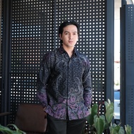 Hardi Batik Dobby - PRASTAWA | Men's Long Sleeve Dobby Batik Shirt