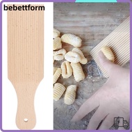 LUCKY 3PCS Gnocchi Board, Beech Wood Ridged Surface  Making Tool,  Paddle Shape Easy Clean Gnocchi M
