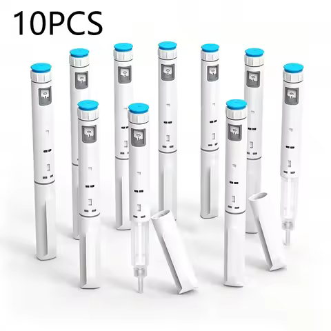 10PCS Disposable Injection Pen 3ml Auto Injector Pen for Dose Control Adult Home Injection Empty Inj