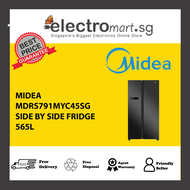 MIDEA MDRS791MYC45SG SIDE BY SIDE FRIDGE 565L