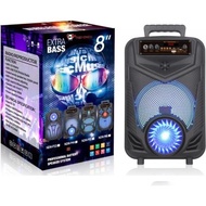 Original BLUETOOTH SPEAKER Microphone Outdoor Portable Karaoke_ Party DJ Bass BT Speaker