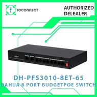 Dahua DH-PFS3010-8ET-65 10-Port Unmanage CCTV POE Switch 8 port