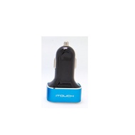 iTouch iPower DC-3 Car Charger (Blue/Black)
