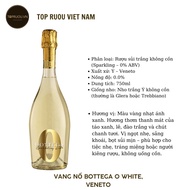 [Top Rượu VN] Rượu Vang Nổ Không Cồn Bottega 0 White - Rose - Ý - 750ml [Chính Hãng]