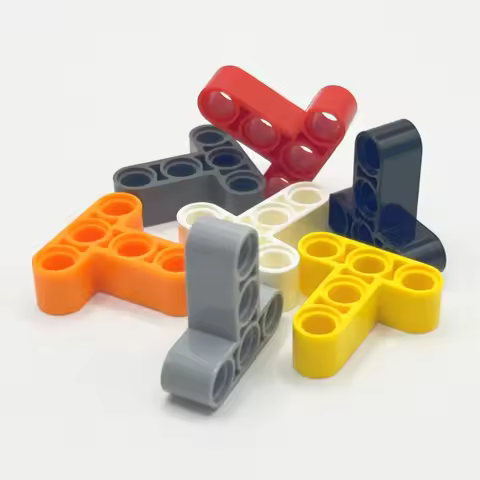 60484 Liftarm Modified T-Shape Thick 3 x 3 Bricks Collections Bulk Modular Toys For Technical MOC DI