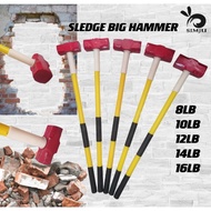 8LB 10LB 12LB 14LB 16LB Big Sledge Hammer Quality PVC Spring Handle