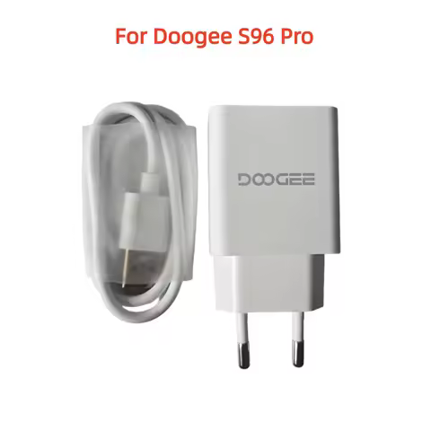 Original Doogee S96 Pro/S59 Pro Cell Phone AC Adaptor Fast Charger 18W Travel Charger EU Plug Adapte